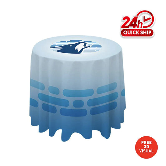 Premium Round Table Drape (Dye Sublimated)